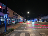 Two people are shot, one critically wounded, in a shooting on the 7800 block of S. Colfax Avenue in Chicago, Illinois, United States, on Aug...