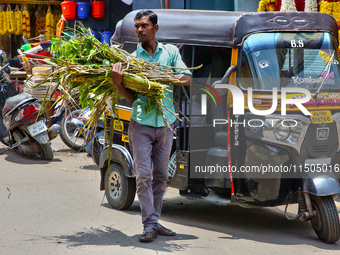 Chalai Market in Thiruvananthapuram, Kerala, India, on April 13, 2024. Chalai Market (Chalai Bazaar) is Kerala's oldest market and is believ...