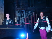 A man is found dead in an alley with a gunshot wound to the abdomen in Chicago, Illinois, United States, on August 23, 2024. On Friday eveni...