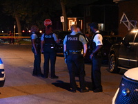 Two people are shot on the 10100 block of S. May Street in Chicago, Illinois, United States, on August 23, 2024. On Friday evening at approx...