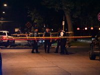 Two people are shot on the 10100 block of S. May Street in Chicago, Illinois, United States, on August 23, 2024. On Friday evening at approx...