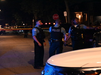 Two people are shot on the 10100 block of S. May Street in Chicago, Illinois, United States, on August 23, 2024. On Friday evening at approx...