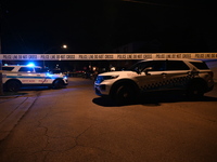 Two people are shot on the 10100 block of S. May Street in Chicago, Illinois, United States, on August 23, 2024. On Friday evening at approx...