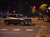 Six people are injured, one critically, after a stolen vehicle monitored by police loses control while driving at a high rate of speed and s...