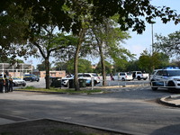 A 15-year-old male is shot on the 10200 block of S. Cottage Grove Avenue in Chicago, Illinois, United States, on August 24, 2024. On Saturda...