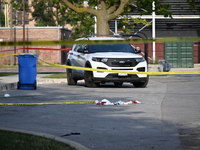 A 15-year-old male is shot on the 10200 block of S. Cottage Grove Avenue in Chicago, Illinois, United States, on August 24, 2024. On Saturda...