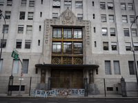 In front of the building of the Ministry of Health of the Nation in Buenos Aires, Argentina, on august 23, 2024.(