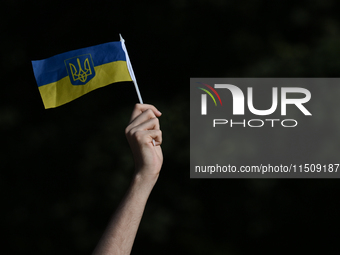 KRAKOW, POLAND - AUGUST 24:
Members of the Ukrainian diaspora in Krakow celebrate Ukrainian Independence Day with various events, including...