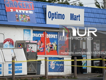 A 19-year-old male is shot multiple times on the 11500 block of S. Halsted Street in Chicago, Illinois, United States, on August 24, 2024. O...