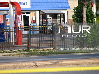 A 19-year-old male is shot multiple times on the 11500 block of S. Halsted Street in Chicago, Illinois, United States, on August 24, 2024. O...