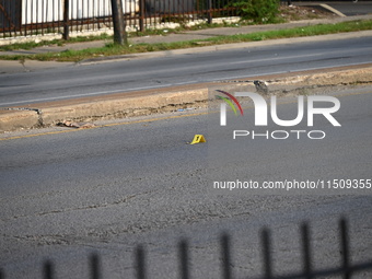 A 19-year-old male is shot multiple times on the 11500 block of S. Halsted Street in Chicago, Illinois, United States, on August 24, 2024. O...