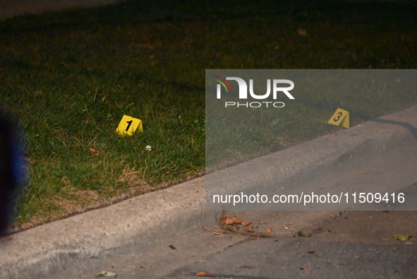 A 21-year-old male victim is shot numerous times on the 7200 block of S. Washtenaw Avenue in Chicago, Illinois, United States, on August 24,...