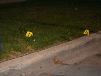 A 21-year-old male victim is shot numerous times on the 7200 block of S. Washtenaw Avenue in Chicago, Illinois, United States, on August 24,...