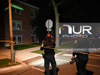 A 21-year-old male victim is shot numerous times on the 7200 block of S. Washtenaw Avenue in Chicago, Illinois, United States, on August 24,...