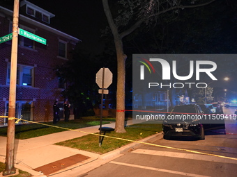 A 21-year-old male victim is shot numerous times on the 7200 block of S. Washtenaw Avenue in Chicago, Illinois, United States, on August 24,...