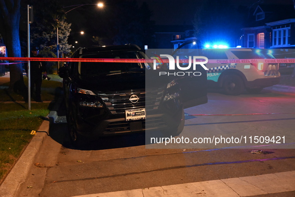 A 21-year-old male victim is shot numerous times on the 7200 block of S. Washtenaw Avenue in Chicago, Illinois, United States, on August 24,...