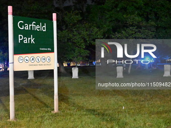 A 49-year-old male is shot in Garfield Park on North Homan Avenue in Chicago, Illinois, United States, on August 24, 2024. At approximately...