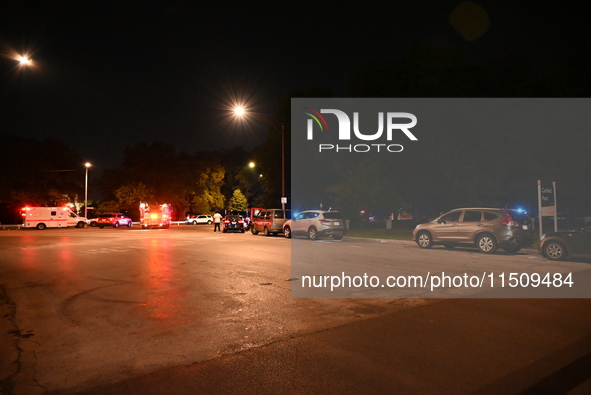 A 49-year-old male is shot in Garfield Park on North Homan Avenue in Chicago, Illinois, United States, on August 24, 2024. At approximately...