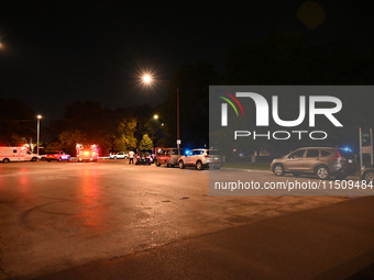 A 49-year-old male is shot in Garfield Park on North Homan Avenue in Chicago, Illinois, United States, on August 24, 2024. At approximately...