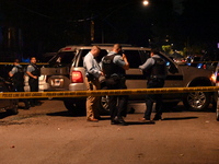 An unidentified male is shot and killed on the 2400 block of S. Christiana Avenue in Chicago, Illinois, United States, on August 24, 2024. A...