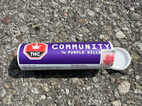 Discarded packaging from cannabis products lies in the parking lot of an elementary school in Toronto, Ontario, Canada, on August 24, 2024....