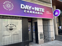 A shop sells cannabis and marijuana paraphernalia in downtown Toronto, Ontario, Canada, on August 14, 2024. (