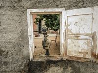 A water meter is in a house in a rural area in Kairouan, Tunisia, on May 8, 2024. The region of Kairouan faces water stress, leading to wate...