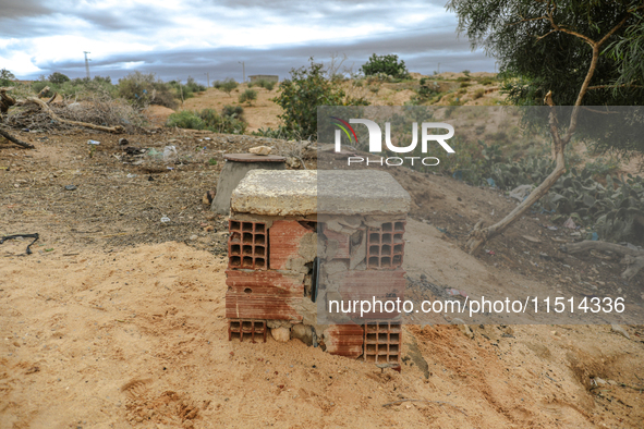 A water well in a rural area in Kairouan, Tunisia, on May 8, 2024. The region of Kairouan faces water stress, leading to water shortages and...