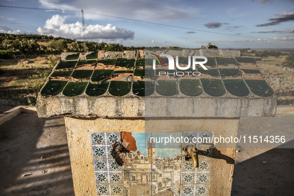 A drinking water point in the isolated rural area of Chrichira in Kairouan, Tunisia, on May 8, 2024. As the region faces water stress, resul...