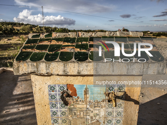 A drinking water point in the isolated rural area of Chrichira in Kairouan, Tunisia, on May 8, 2024. As the region faces water stress, resul...