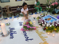 Devotees of the order founded by Saint Teresa pray by the tomb of Saint Teresa to mark her birth anniversary in Kolkata, India, on August 26...