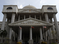 The Kuala Lumpur Court Complex in Kuala Lumpur, Malaysia, on April 2, 2021. (