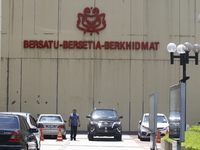 The United Malays National Organisation building in Kuala Lumpur, Malaysia, on April 2, 2021. (