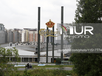 Carlsberg Brewery factory in Malaysia, on June 19, 2021. (