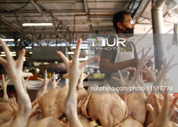 Chow Kit wet market in Kuala Lumpur, Malaysia, on April 20, 2021. 