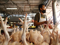 Chow Kit wet market in Kuala Lumpur, Malaysia, on April 20, 2021. (