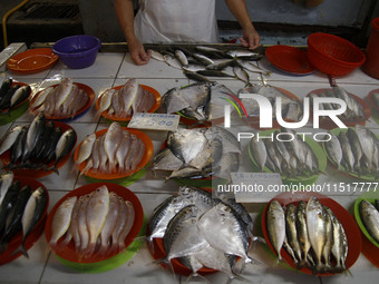 Chow Kit wet market in Kuala Lumpur, Malaysia, on April 20, 2021. (