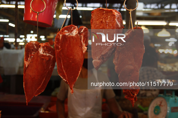 Chow Kit wet market in Kuala Lumpur, Malaysia, on April 20, 2021. 