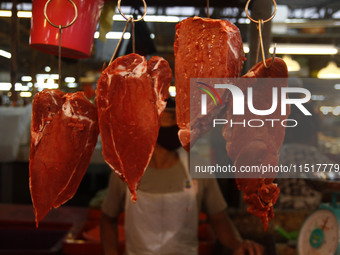 Chow Kit wet market in Kuala Lumpur, Malaysia, on April 20, 2021. (