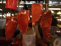 Chow Kit wet market in Kuala Lumpur, Malaysia, on April 20, 2021. (