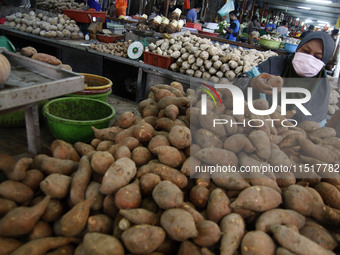 Chow Kit wet market in Kuala Lumpur, Malaysia, on April 20, 2021. (