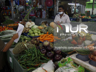 Chow Kit wet market in Kuala Lumpur, Malaysia, on April 20, 2021. (