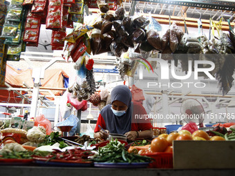 Chow Kit wet market in Kuala Lumpur, Malaysia, on April 20, 2021. (