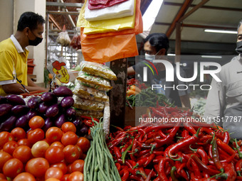 Chow Kit wet market in Kuala Lumpur, Malaysia, on April 20, 2021. (