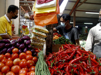 Chow Kit wet market in Kuala Lumpur, Malaysia, on April 20, 2021. (