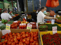 Chow Kit wet market in Kuala Lumpur, Malaysia, on April 20, 2021. (