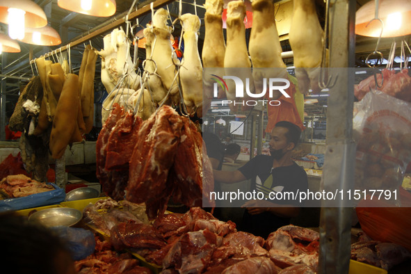 Chow Kit wet market in Kuala Lumpur, Malaysia, on April 20, 2021. 