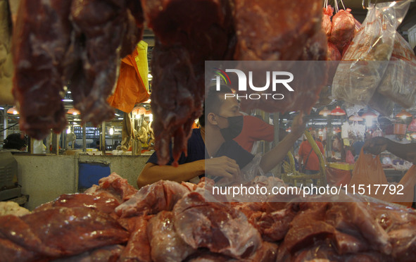 Chow Kit wet market in Kuala Lumpur, Malaysia, on April 20, 2021. 