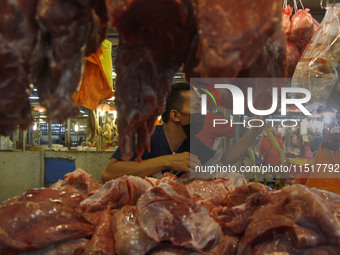 Chow Kit wet market in Kuala Lumpur, Malaysia, on April 20, 2021. (