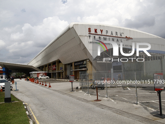 Sultan Abdul Aziz Shah Airport or Skypark Terminal in Malaysia on June 26, 2021 (